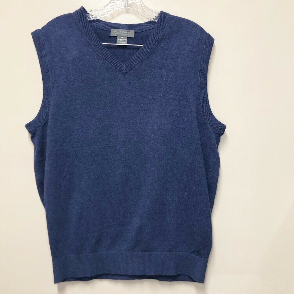 Daniel Cremieux Medium Supima Cotton Blue Vest